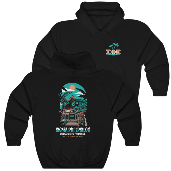 Sigma Phi Epsilon Graphic Hoodie | Welcome to Paradise Cheap