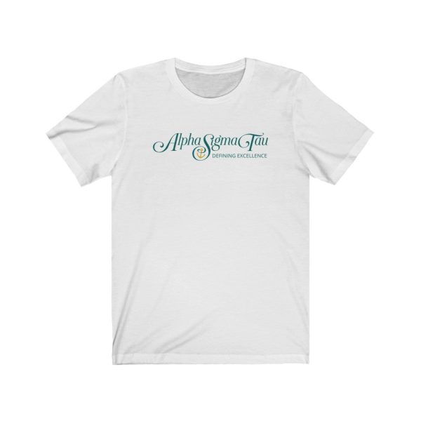 Alpha Sigma Tau Graphic T-Shirt | Defining Excellence Logo Online now