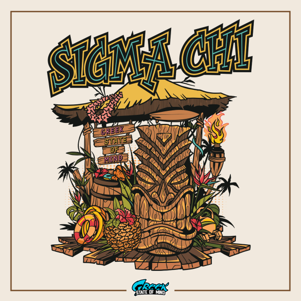 Sigma Chi Graphic Hoodie | Tiki Time Online Sale