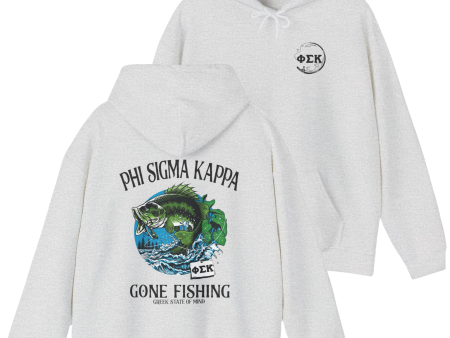 Phi Sigma Kappa Graphic Hoodie | Gone Fishing Online Hot Sale