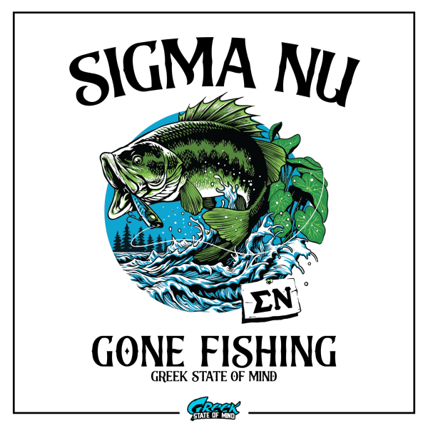 Sigma Nu Graphic Hoodie | Gone Fishing Online Sale