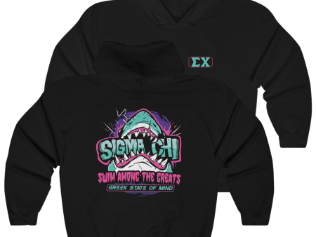 Sigma Chi Graphic Hoodie | The Deep End on Sale