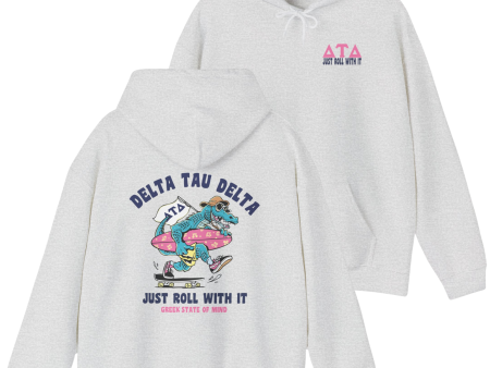 Delta Tau Delta Graphic Hoodie | Alligator Skater For Discount