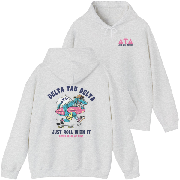 Delta Tau Delta Graphic Hoodie | Alligator Skater For Discount