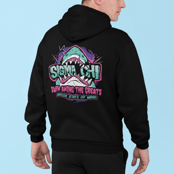 Sigma Chi Graphic Hoodie | The Deep End on Sale